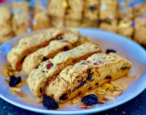 cherry chocoloate biscotti