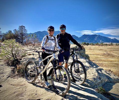 Mountain biking in Boulder