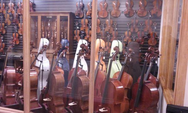 Cello cases.