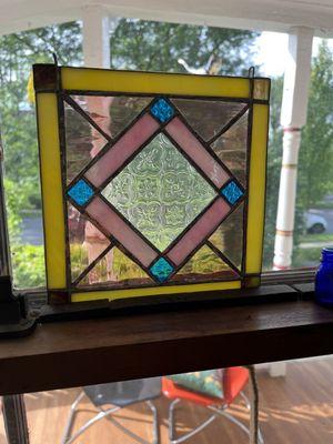 Creation from a one day stained glass class