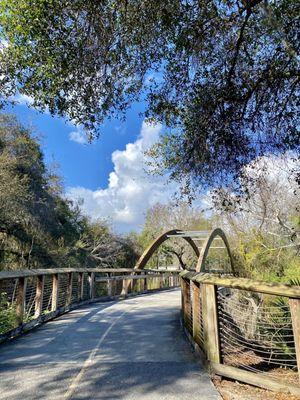 One of several bridges along the trail!