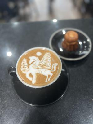 Get A latte to stay REGULAR ART TO STAY