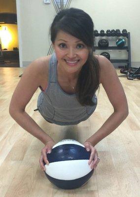 Just what the doctor ordered Medicine Ball Core Strength Conditioning!