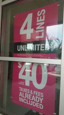 Advertisement for plans #tmobile