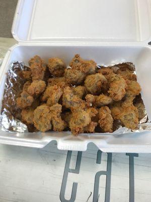 Fried gizzards that's are so tender it's not fair!