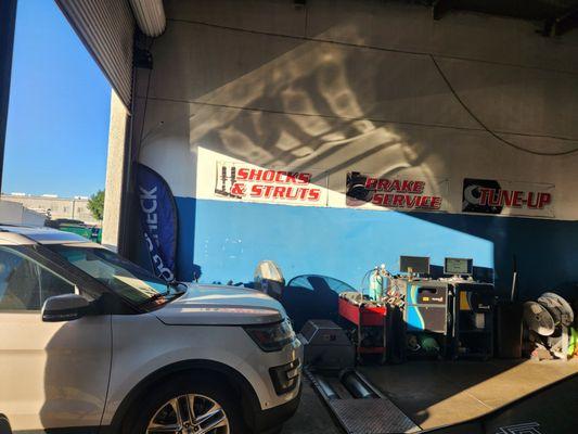 A&G Smog Check bay