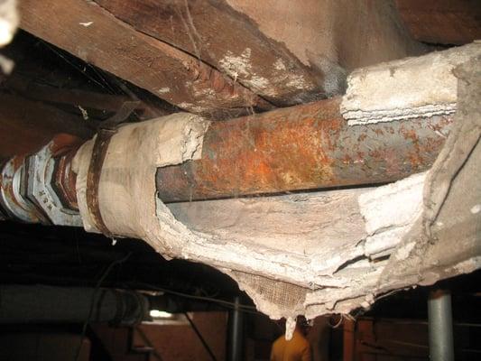 Asbestos that needs attention