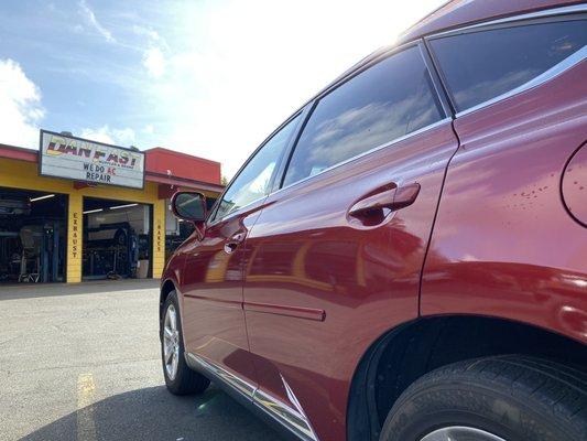 My Lexus RX 350 after getting my catalytic converter fixed/replaced by Dan Fast