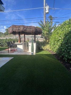 Beautiful artificial grass