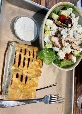 Roasted Turkey & White Cheddar Melt with Crosby Cobb Salad