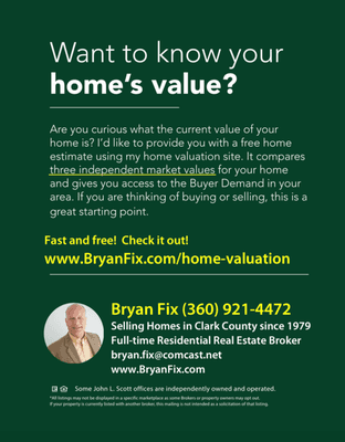 Want to know your home's value?