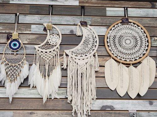 Boho dreamcatchers.