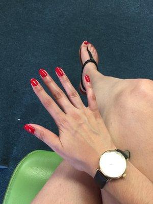 Manicure/pedicure by Ana