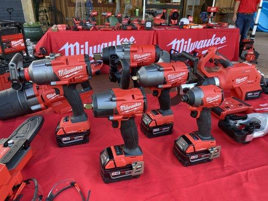 Authorized Milwaukee dealer and repair center.