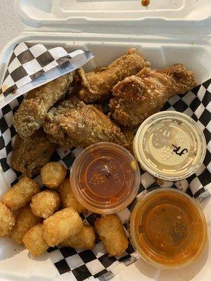 Kiki's chicken and tots