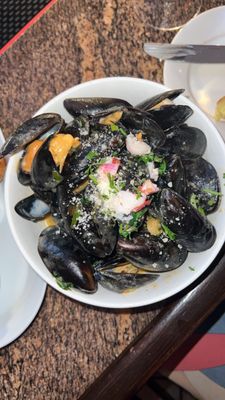 Steamed Mussels and Lobster