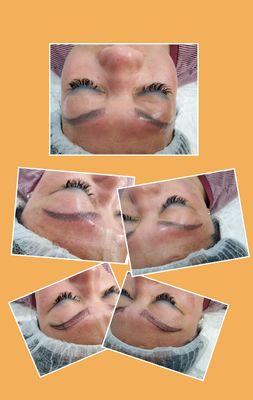 PMU eyebrows  microblading