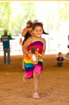 Pee Wee Rodeo at the 2024 El Dorado County Fair.