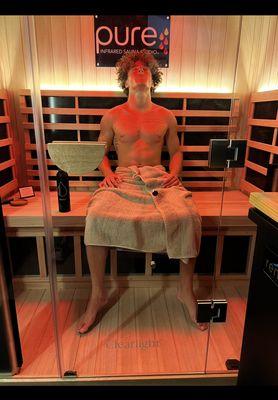 Infrared (IR) saunas heat your body from the core, using light that covers the electromagnetic spectrum of near, mid and far.