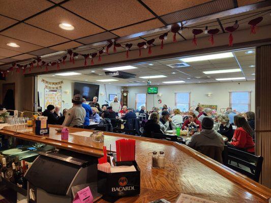 Saturday morning breakfast at the Farmington Elks