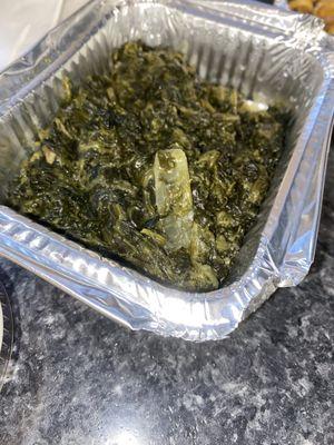 Side of callaloo (spinach)