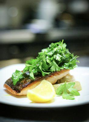 Crispy Atlantic Salmon