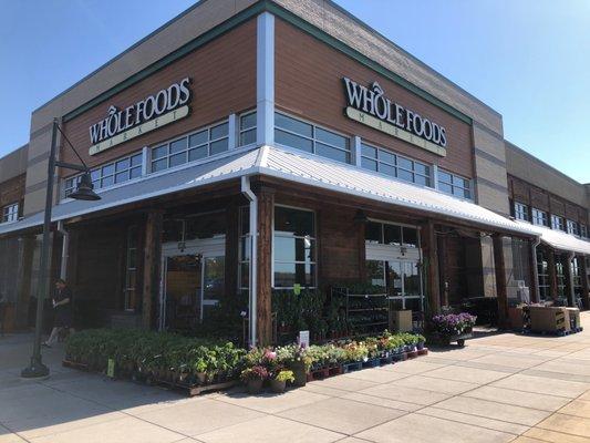 Whole Foods Entrance and flowers