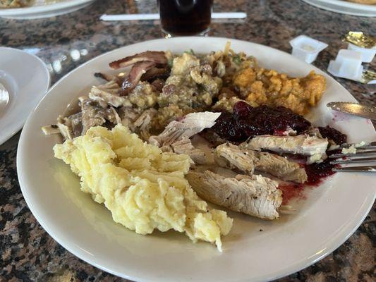 Thanksgiving Day plate 2024