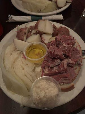 Corned beef and cabbage