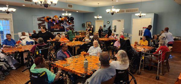 Halloween Party at Sagepoint Senior Living Services