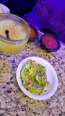 My idea of an evening snack! Their guac is SO good...marg w Grand Marnier is too