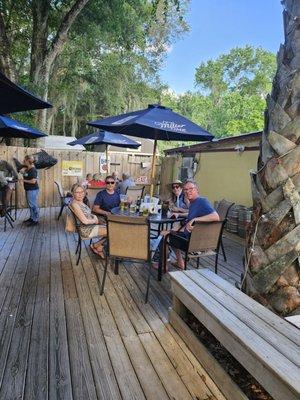 Patio dining. Really pleasant.