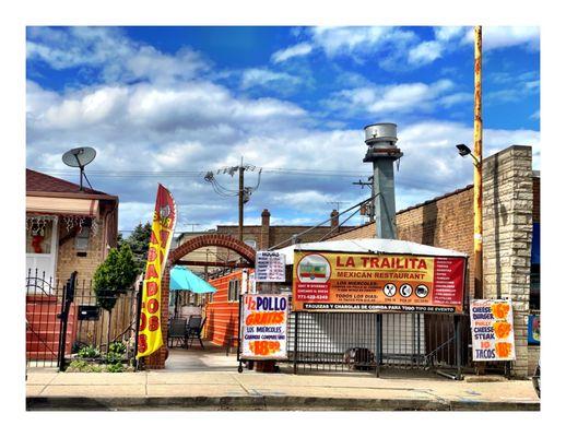 La Trailita . ( Diversey Ave/Austin Ave) Mexican Food. Tacos Burritos Tortas Tostadas Fajitas Burgers Gorditas Mexican Breakfast . Cool!