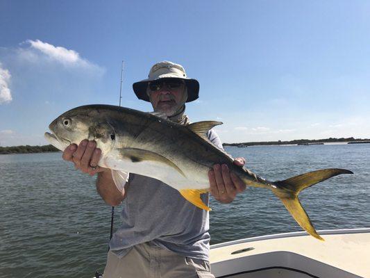 Me + fish. 2 1/2 hours to land (or it seemed like it)