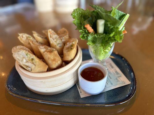 Egg Roll with vegetables wrap