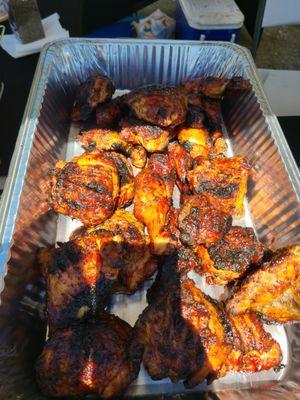 BBQ Grilled Chicken Drums & Thighs