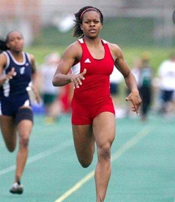 Meshawn Graham at the Ohio State Division I High School State Championships she place 1st in the 100, 200, 400 meters, 2nd in the long jump.