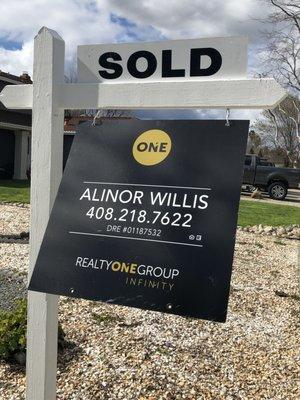 750 Azule Sold!! Alinor Willis, Realtor, San Jose, Campbell, Santa Clara, Los Gatos, Morgan Hill, Cupertino,,Saratoga