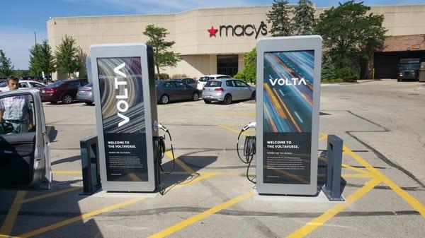 Spring Hill Mall in West Dundee 
Free EV charging stations