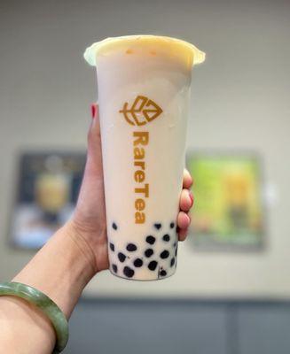 Jasmine Milk Tea with boba