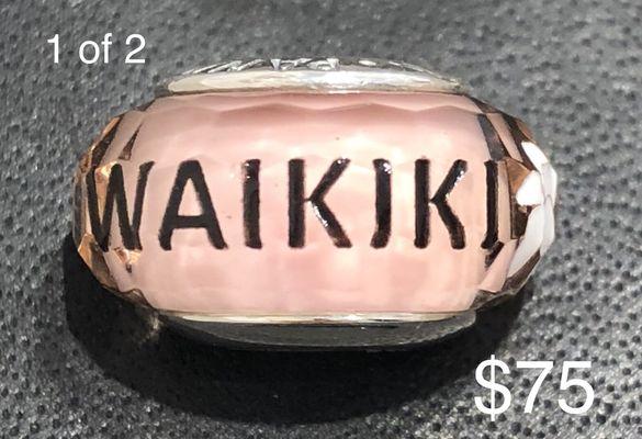 Pink Waikiki with Plumeria (pic 1/2) exclusive charm