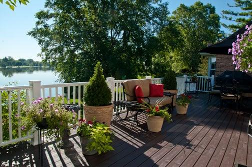 Trex Transcend decking with Azek Premier Railings.