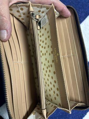 Kate Spade zip wallet