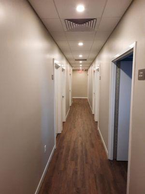 Toman Orthopedics looking down the south hallway.