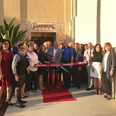 Ribbon Cutting Ceremony for our new Claremont office.