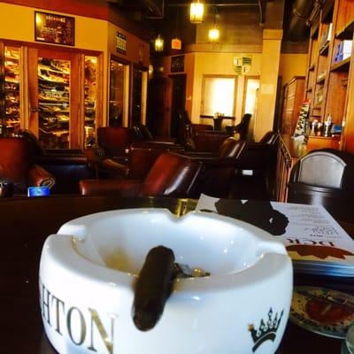 Cozy atmosphere and great selection of cigars