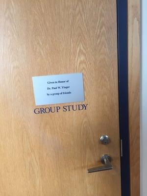 Group study private rooms