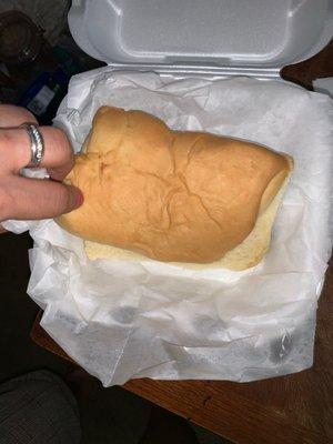 Coconut bread both breads are delicious