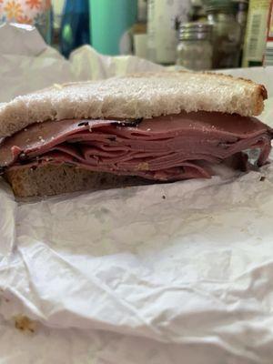 Pastrami sandwich