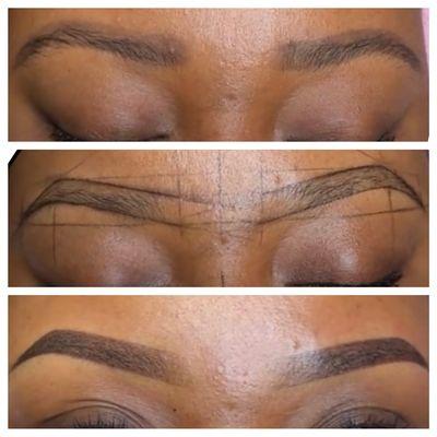 Ombre brows (microshading)